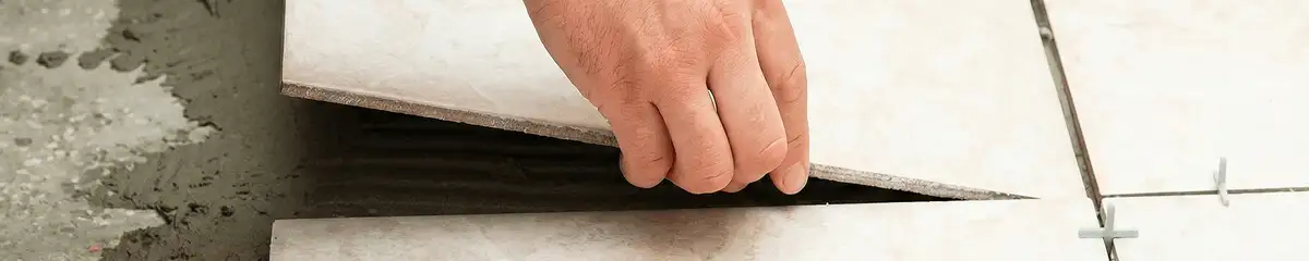 Professional installing ceramic tile floors in Sarasota, FL