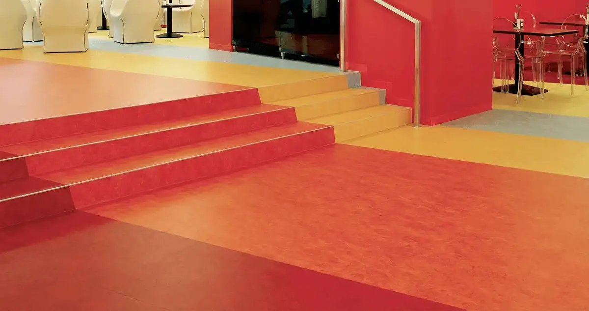 Snack bar with beautiful professionally installed linoleum flooring in Sarasota, FL